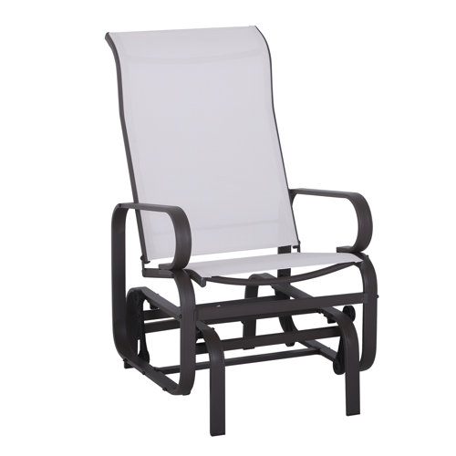 Sol 72 Outdoor™ Yessenia Metal Outdoor Glider & Reviews Wayfair